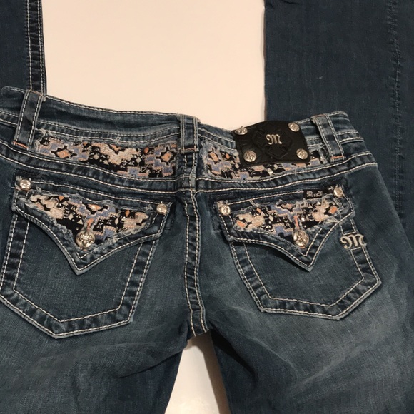 Miss me jeans signature boot cut 29 Aztec - Picture 6 of 9